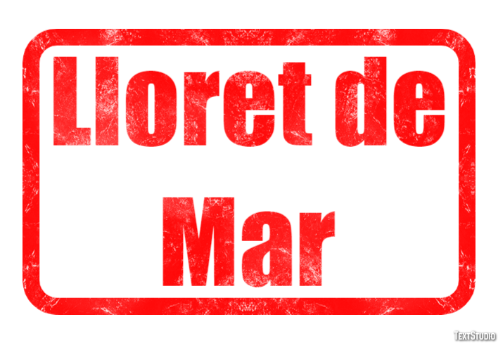Lloret de Mar Efekt tekstowy