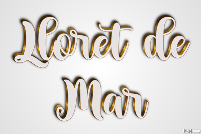 Lloret de Mar Texteffekt
