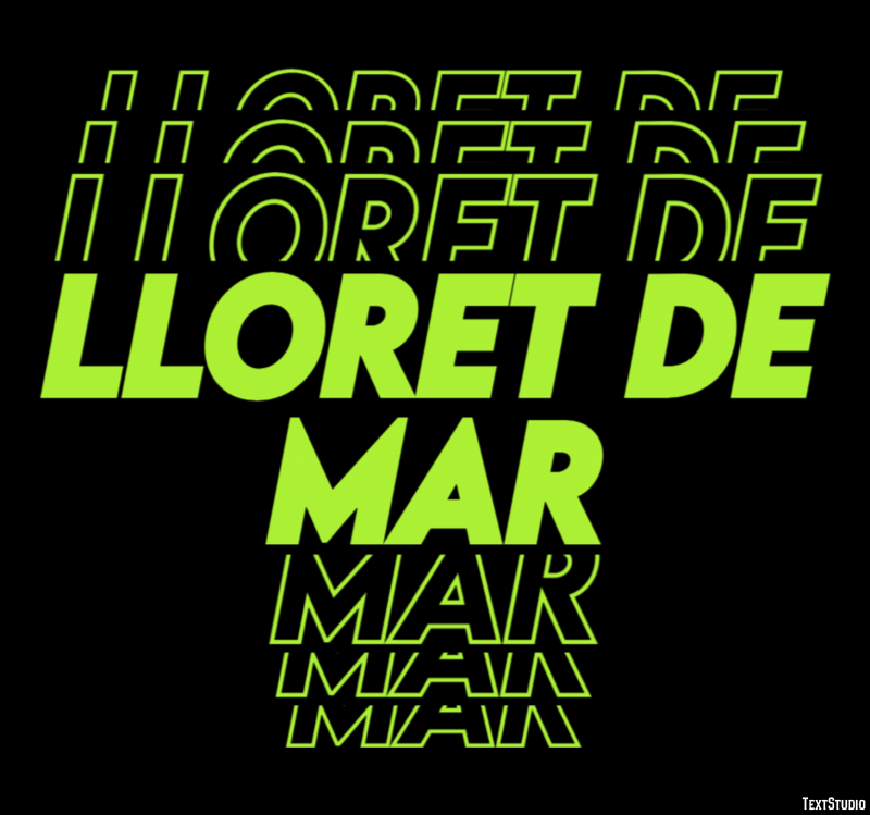 Lloret de Mar Efekt tekstowy