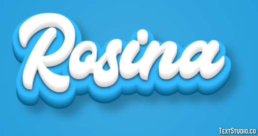 Rosina Effetto testo