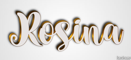 Rosina Efecto de Texto