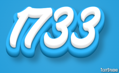 1733 Efekt tekstowy