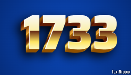 1733 Efekt tekstowy