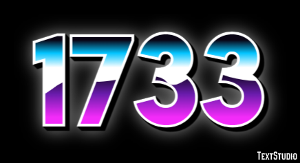 1733 Text Effect