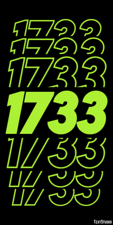 1733 Text Effect