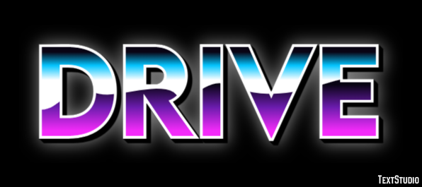 Drive Text Effect