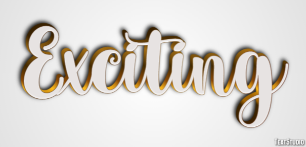 Exciting Text Effect
