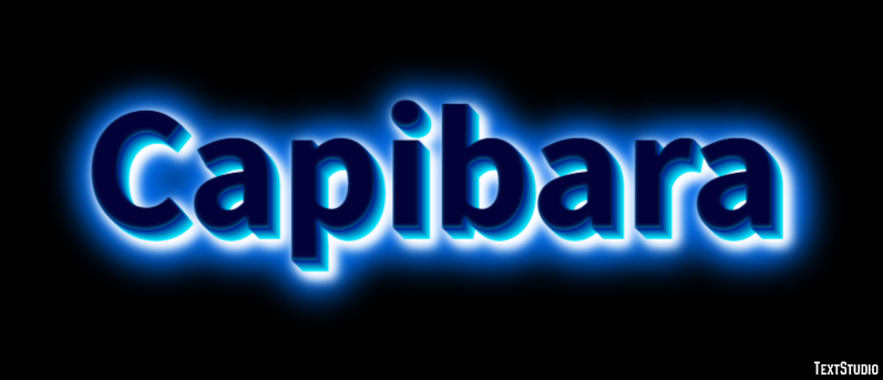 Capibara Effetto testo