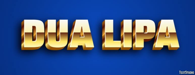 Dua Lipa Texteffekt