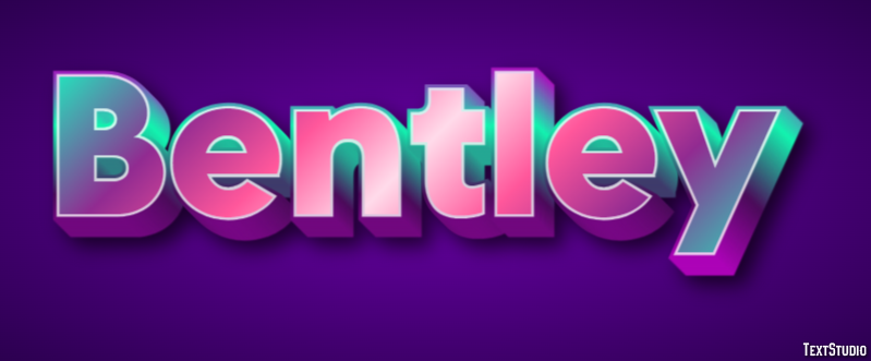 Bentley Text Effect