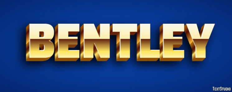 Bentley Text Effect