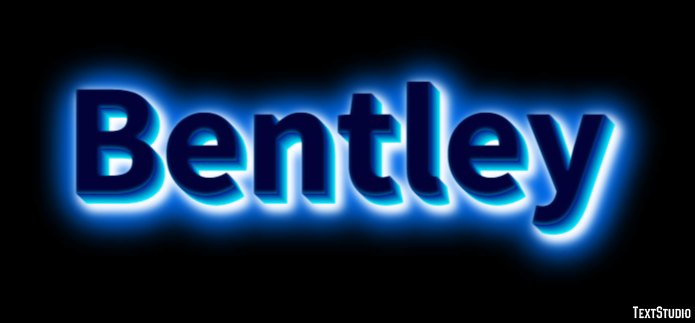 Bentley Text Effect