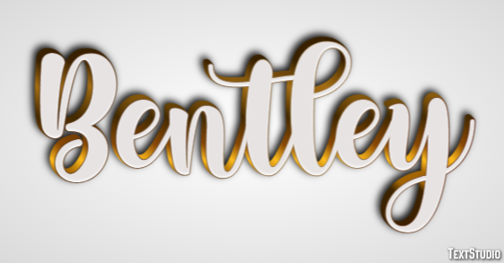 Bentley Text Effect