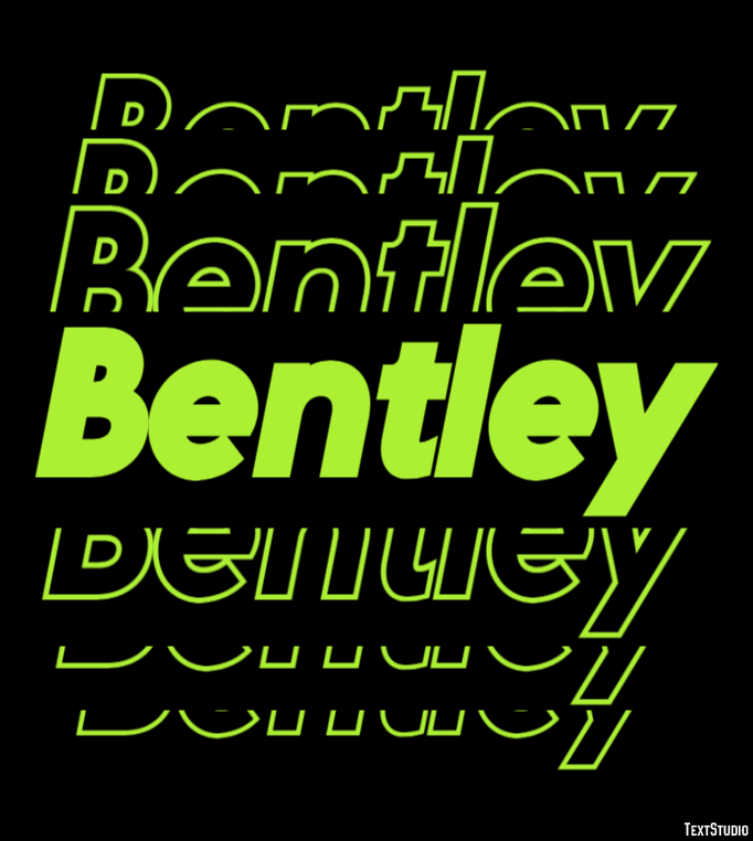 Bentley Text Effect