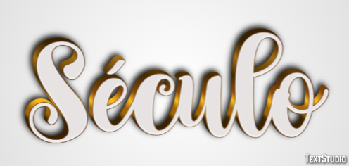 Século Efeito de texto
