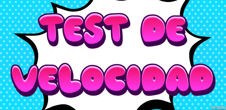 Test De Velocidad Text effect