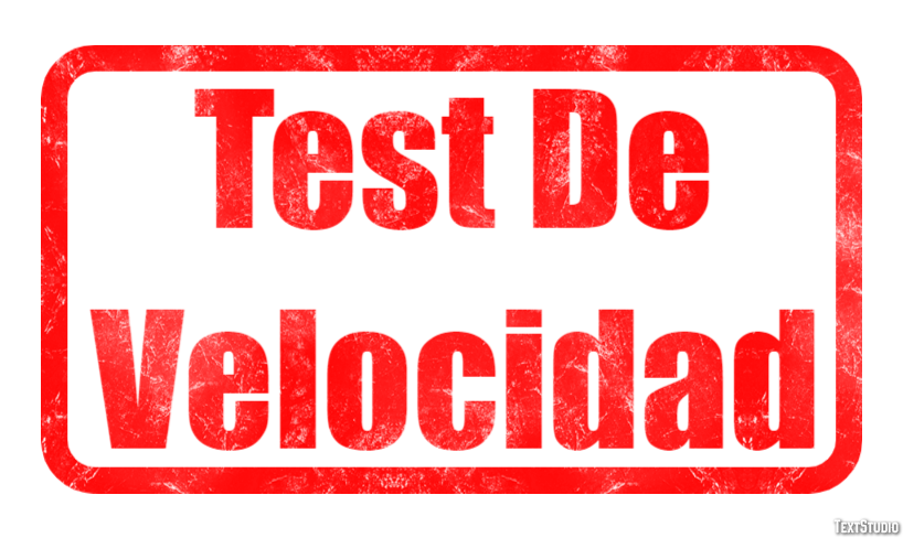 Test De Velocidad Text effect