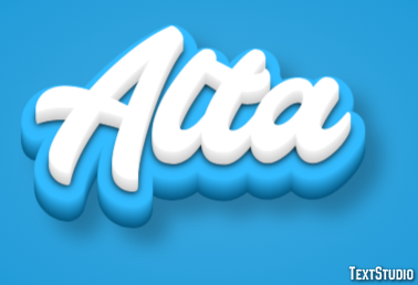 Alta Efeito de texto