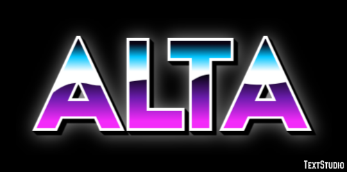 Alta Text Effect