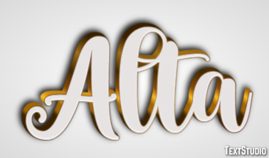 Alta Text Effect