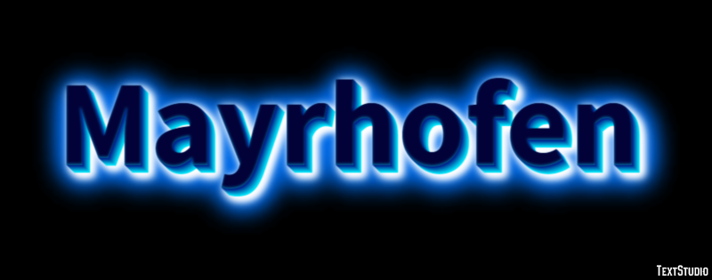 Mayrhofen Efekt tekstowy