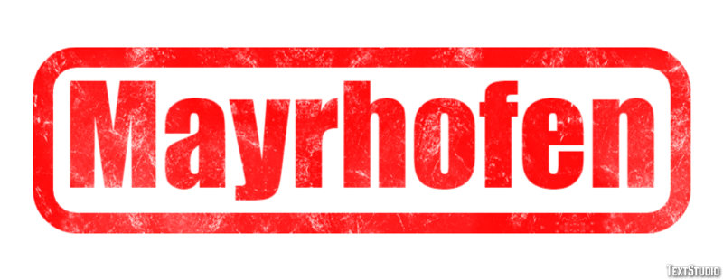 Mayrhofen Efekt tekstowy
