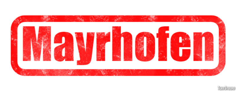 Mayrhofen Efekt tekstowy