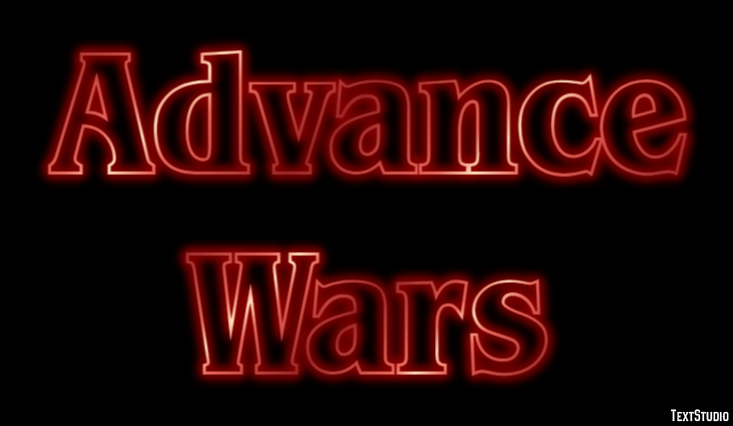 Advance Wars Efecto de Texto