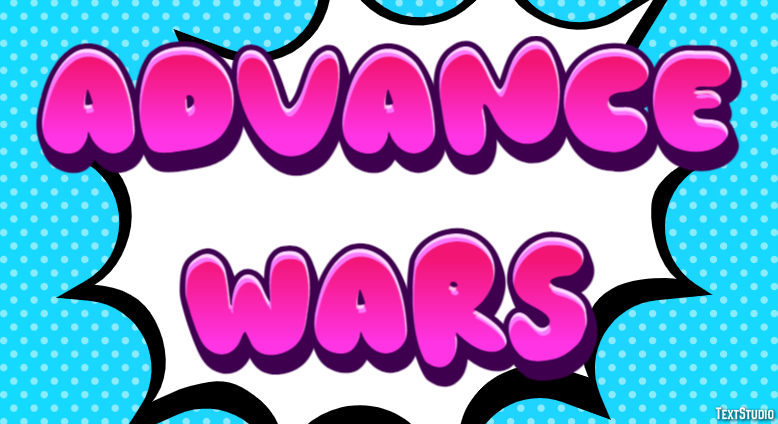 Advance Wars Efecto de Texto
