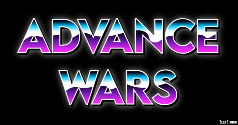 Advance Wars Efecto de Texto