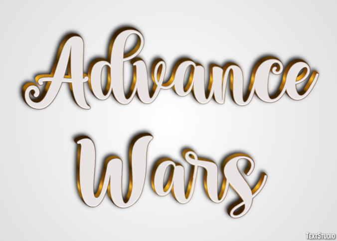 Advance Wars Effet de Texte