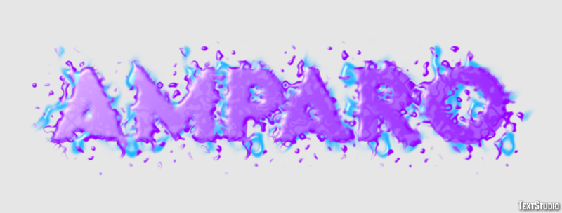 Amparo Effet de Texte