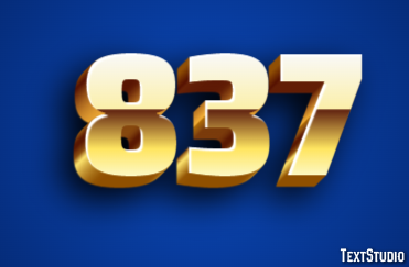 837 Text Effect