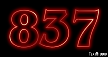 837 Text Effect