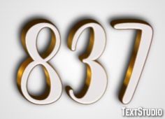 837 Text Effect