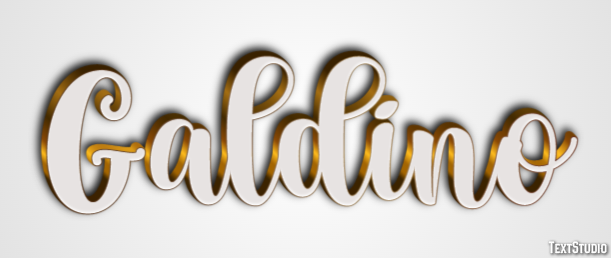 Galdino Effetto testo