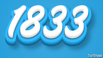 1833 テキスト効果