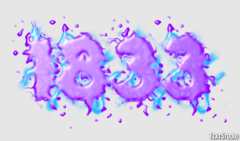 1833 Text Effect