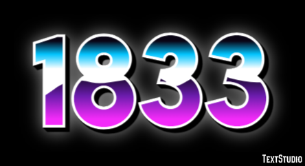 1833 Эффект текста
