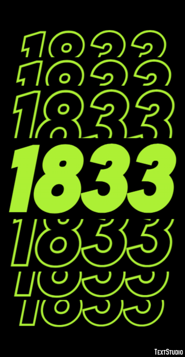 1833 Эффект текста