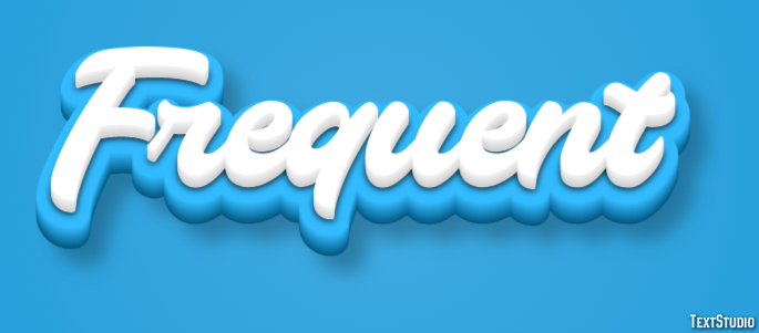 Frequent Text Effect