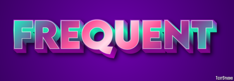 Frequent Text Effect