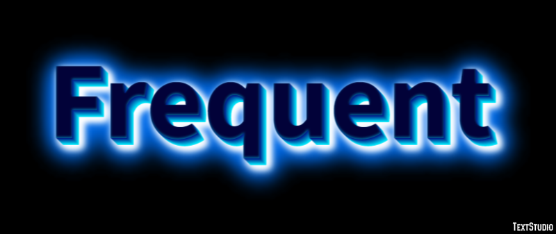 Frequent Text Effect