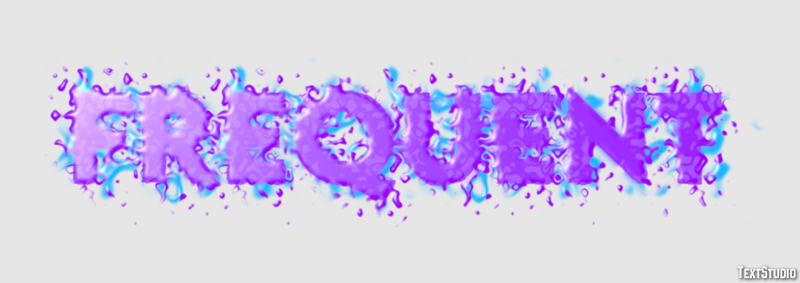 Frequent Text Effect
