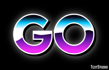 Go Text effect
