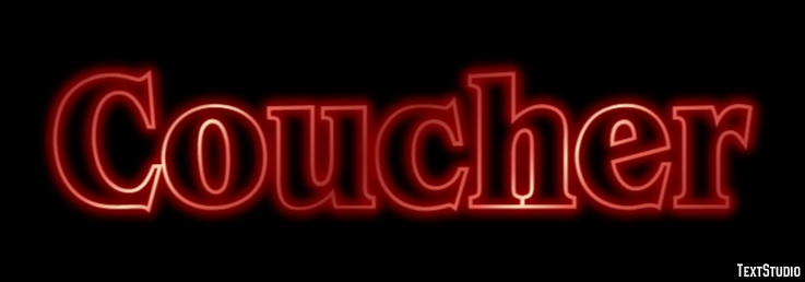 Coucher Efecto de texto
