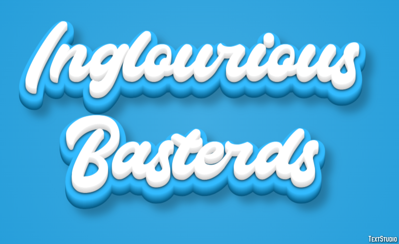 Inglourious Basterds Text Effect