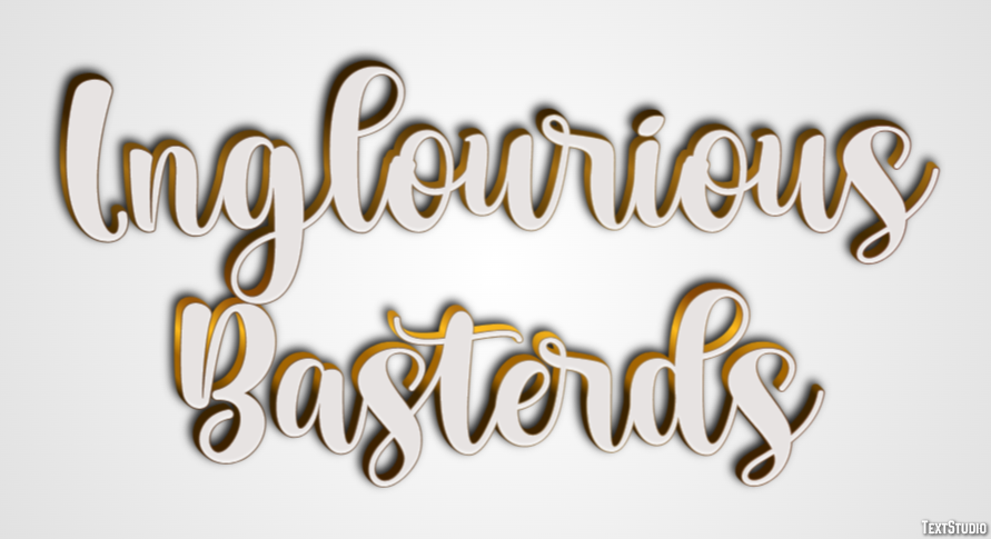 Inglourious Basterds Efekt tekstowy