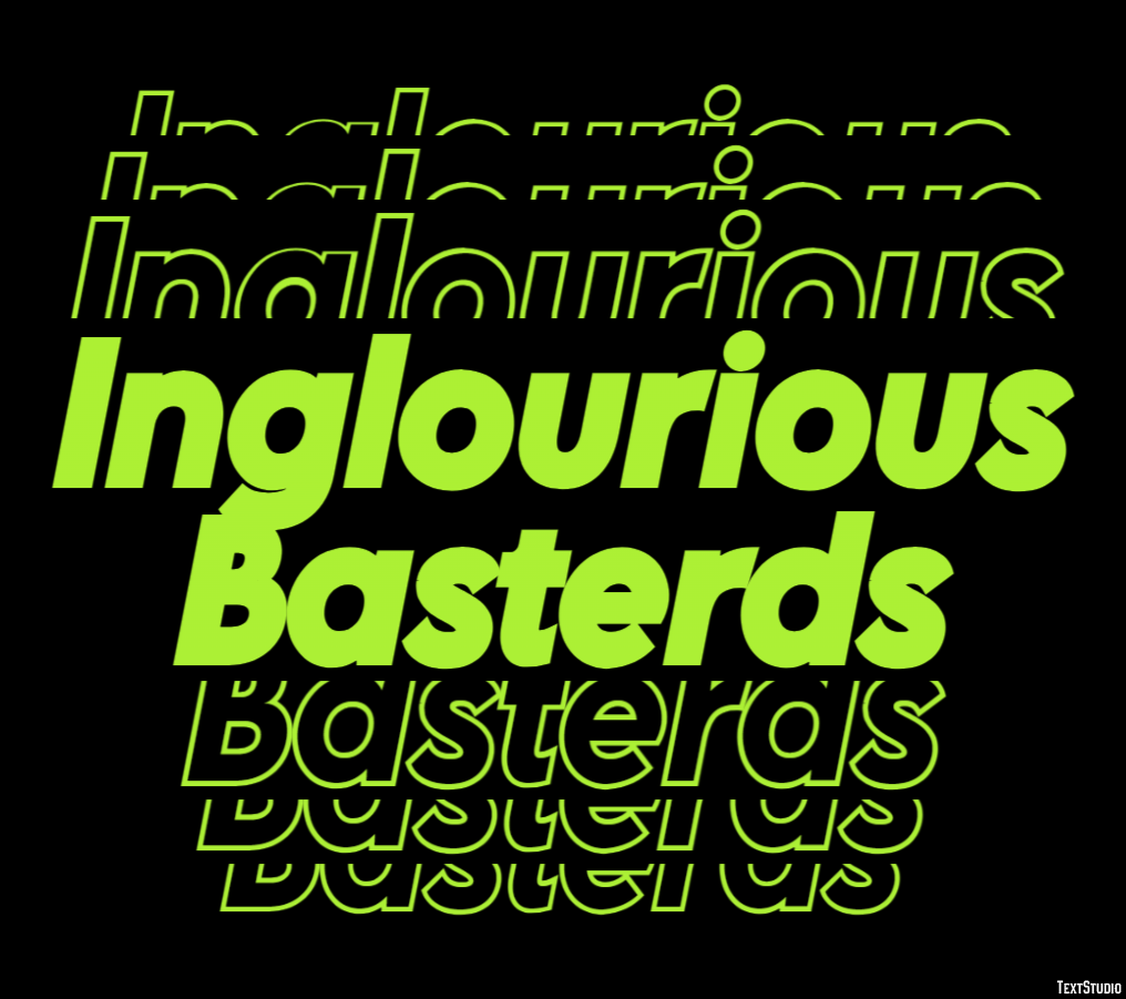 Inglourious Basterds Effet de Texte
