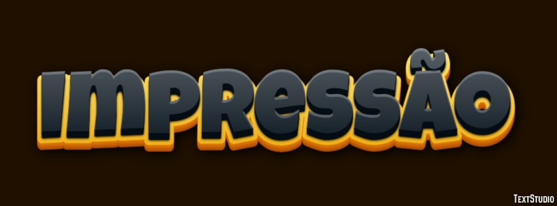 Impressão Tekst Effect